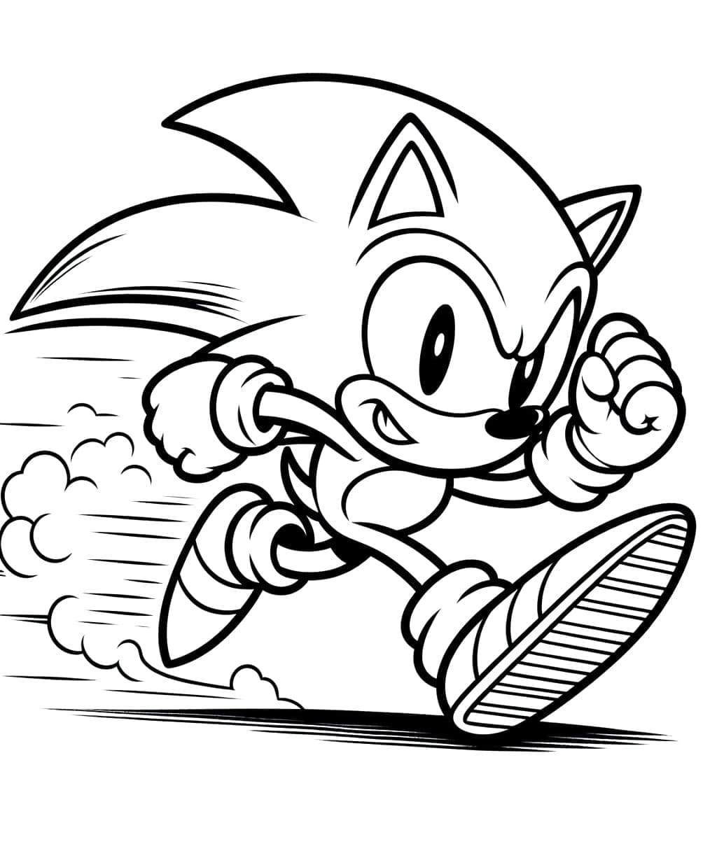 Sonic Chạy Rất Nhanh