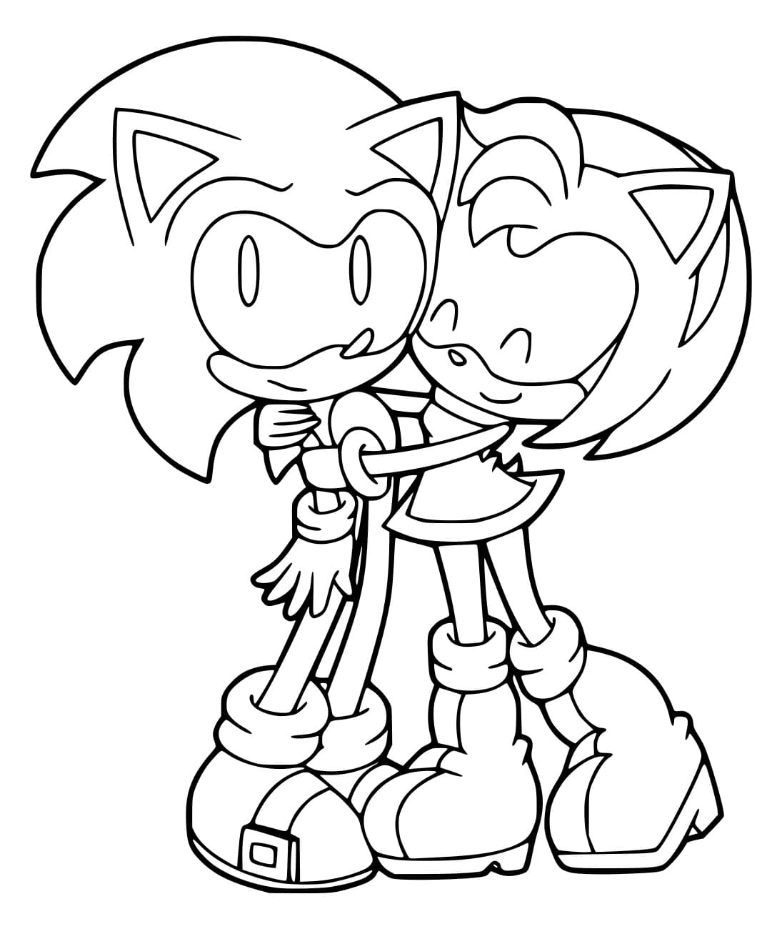 Sonic Và Amy Rose