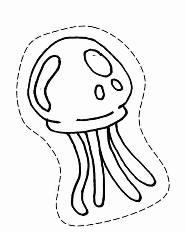 Sticker Con Sứa Đáng Yêu