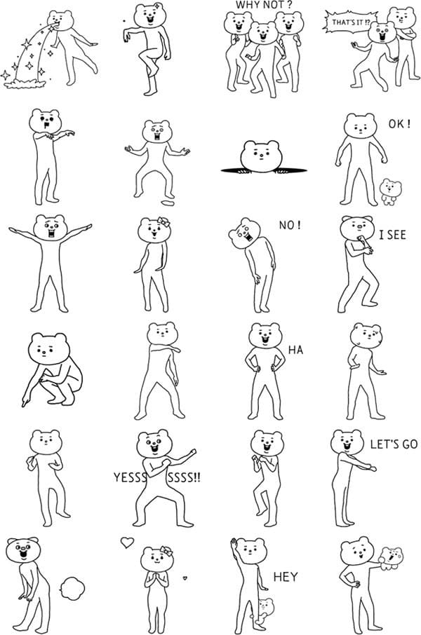 Sticker Cute Ngộ Nghĩnh
