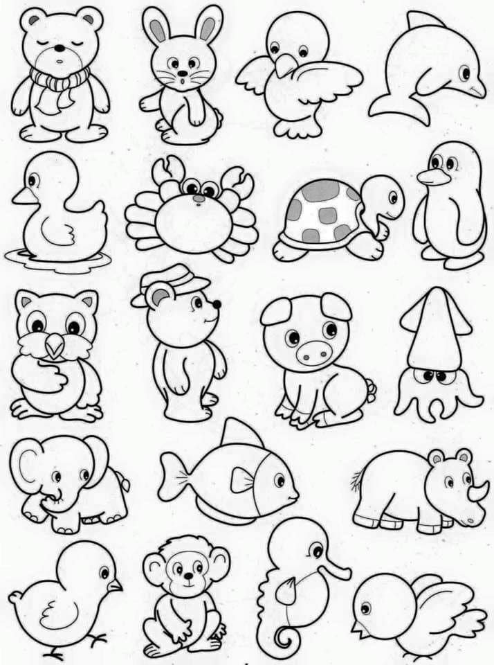 Sticker Động Vật Cute