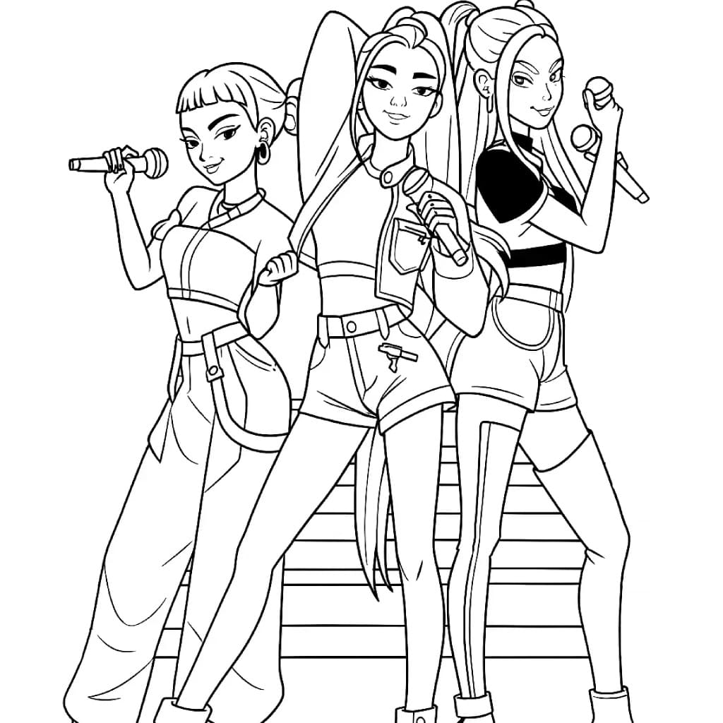 Thợ Săn Quỷ KPop Xinh Đẹp