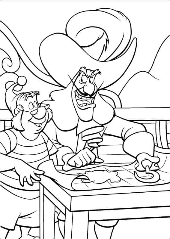 Tô Màu Thuyền Trưởng Hook