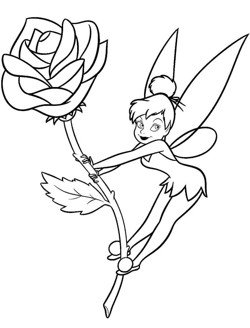 Tinker Bell và Bông Hoa Hồng