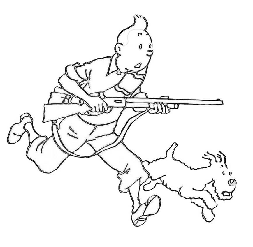 Tintin Cầm Súng