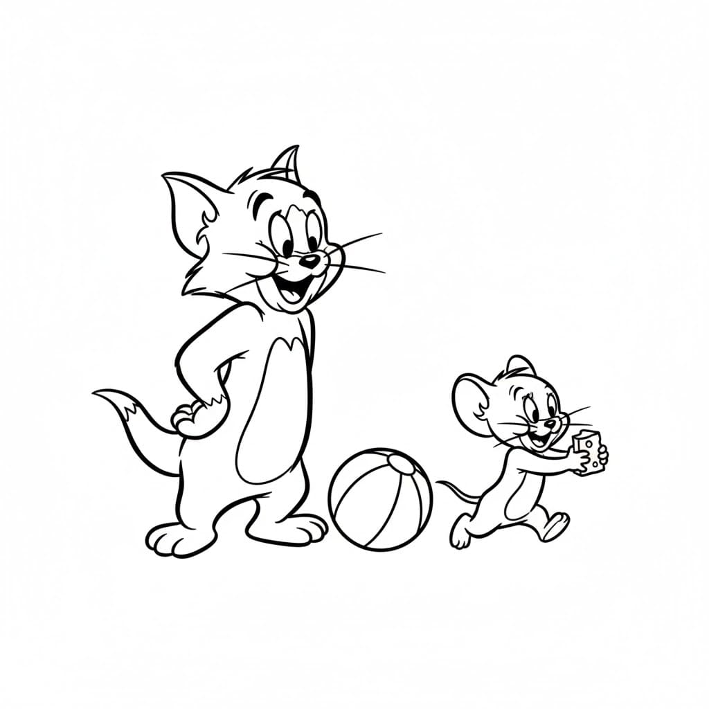 Tom Và Jerry Chơi Bóng Hơi