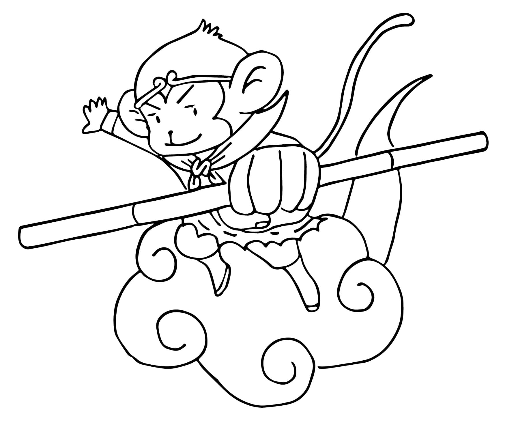 Tôn Ngộ Không Đang Bay