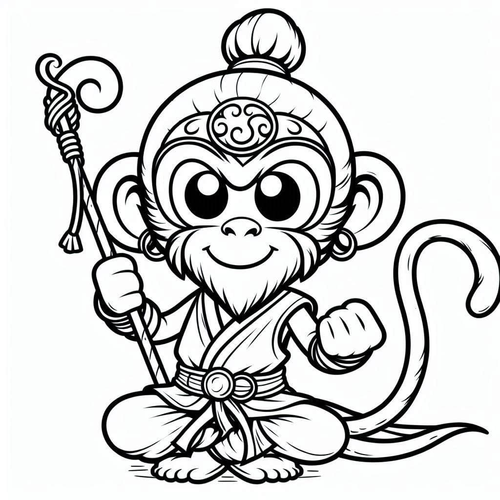 Tôn Ngộ Không Mỉm Cười