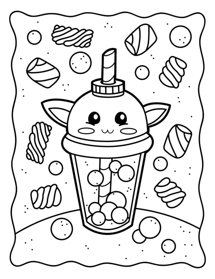 Trà Sữa Cute và Dễ Thương