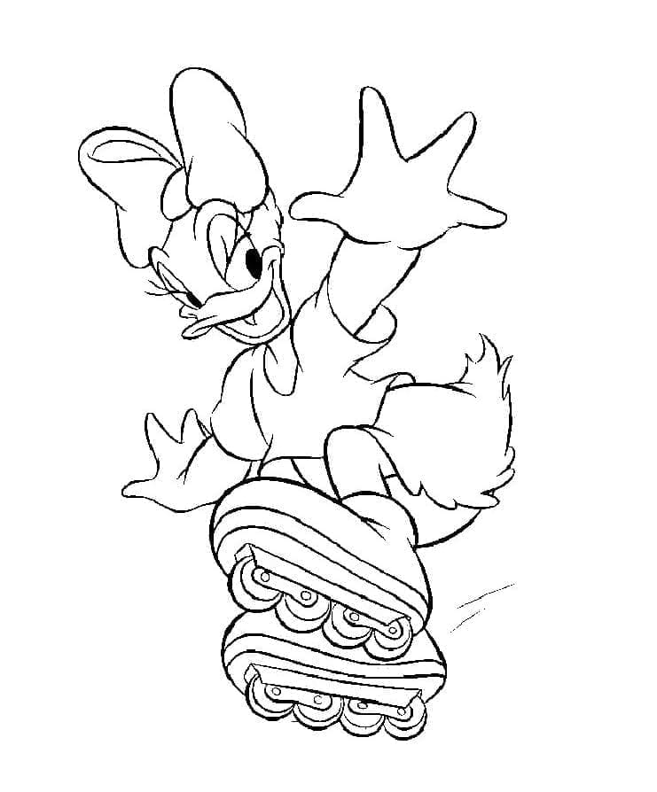 Vịt Daisy Trượt Patin