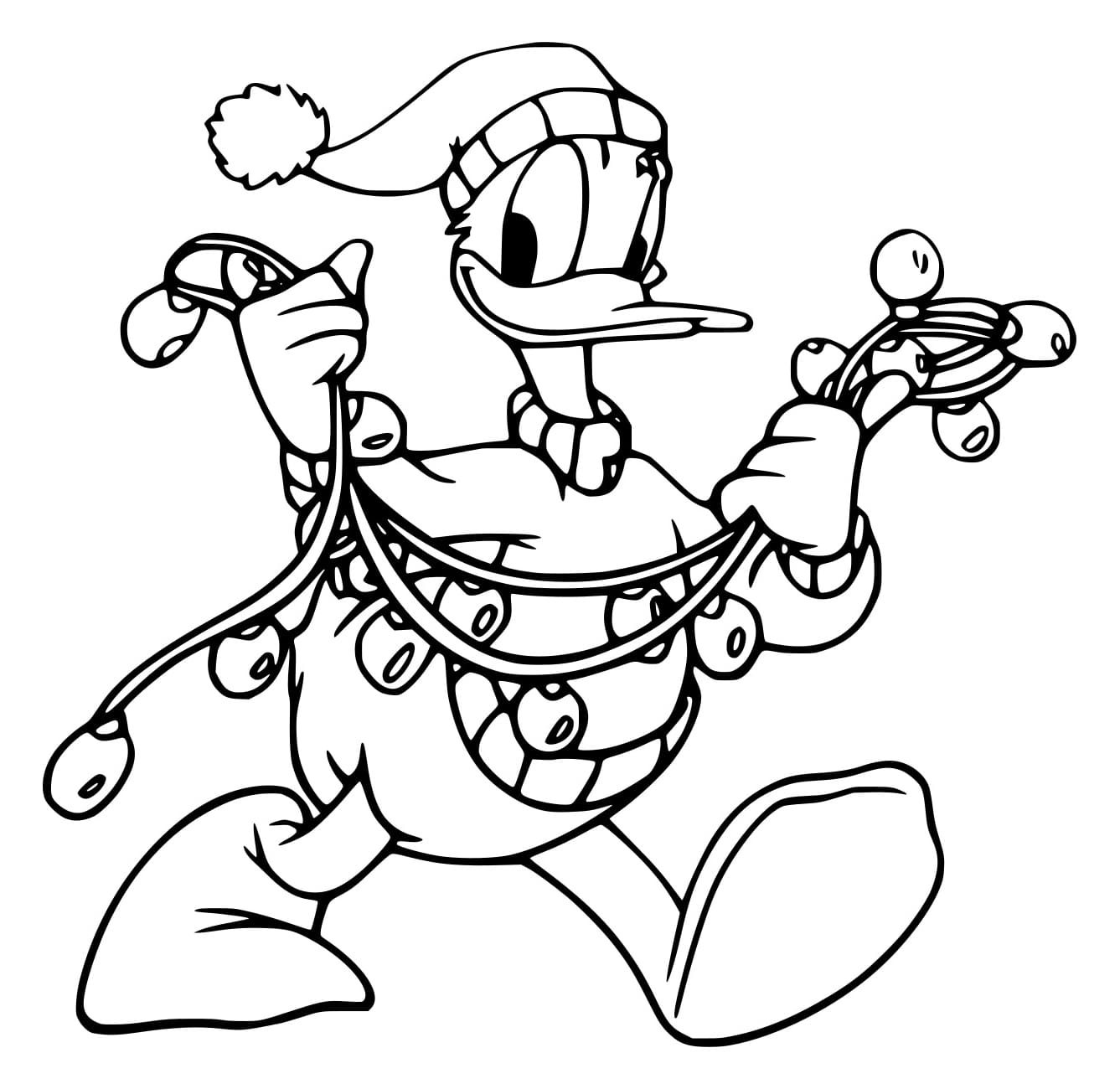 Vịt Donald Tranh Trí