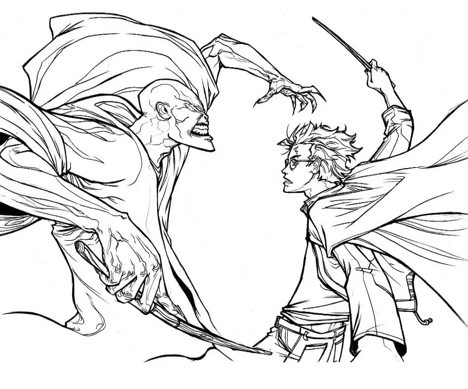 Voldemort vs Harry Potter