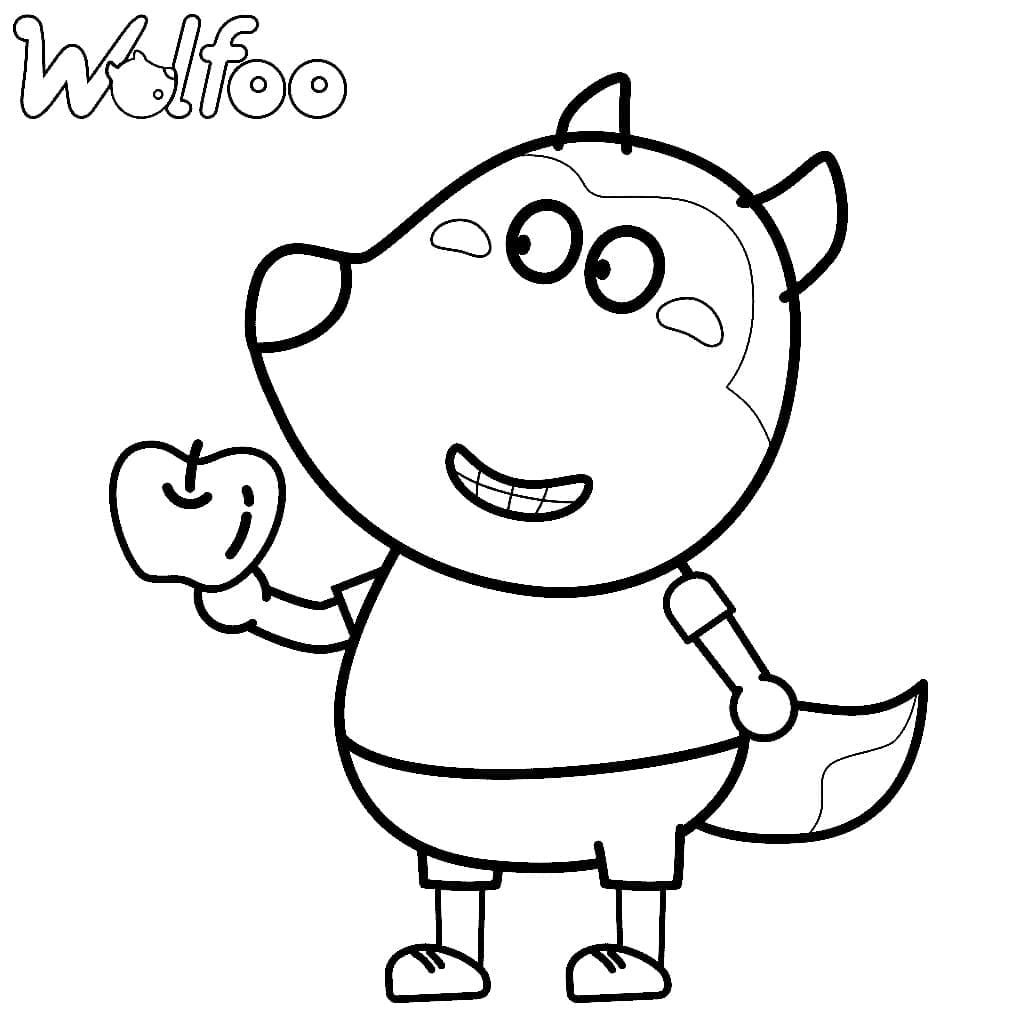 Wolfoo Với Quả Táo