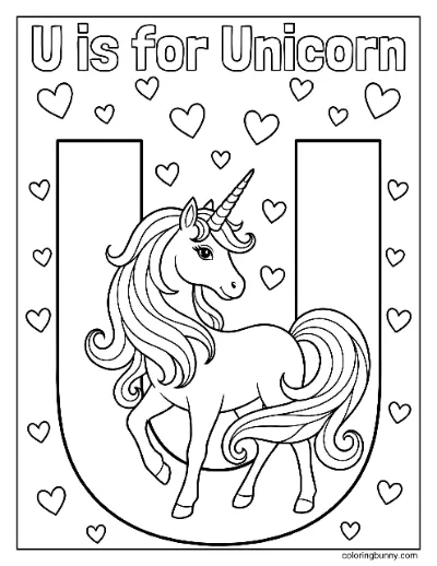 U Là Kỳ Lân Trang Tô Màu