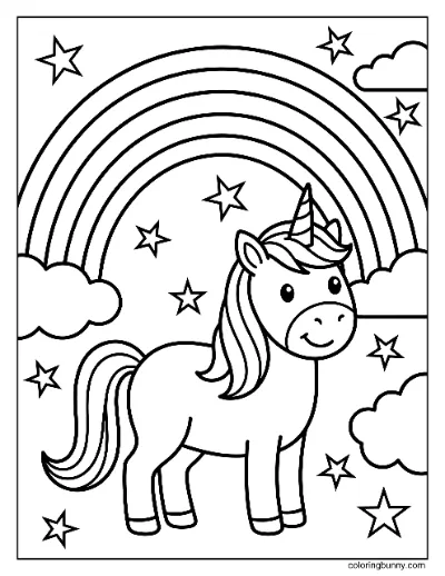 Trang Tô Màu Cầu Vồng Kỳ Lân
