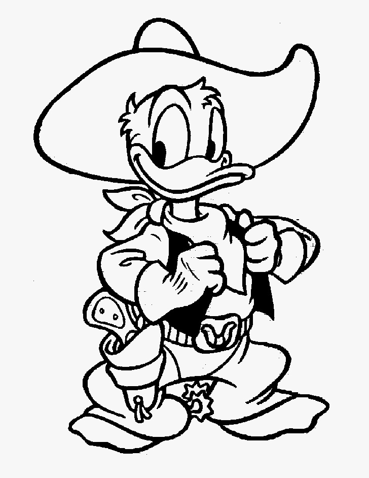 vịt donald cao bồi