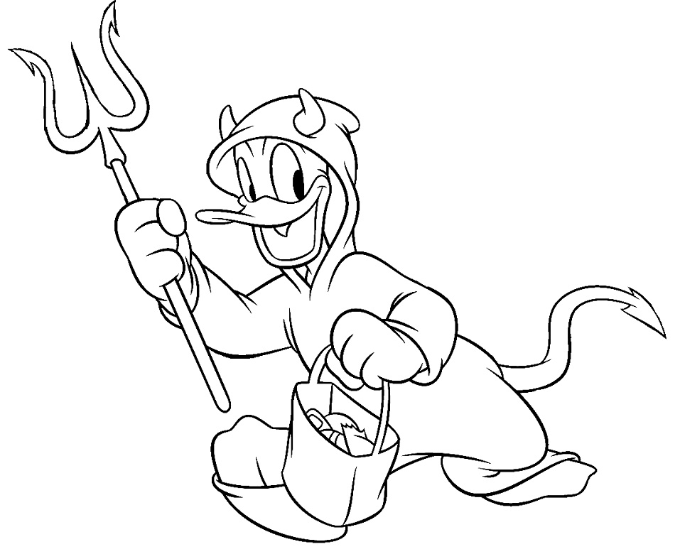 vịt donald hóa trang