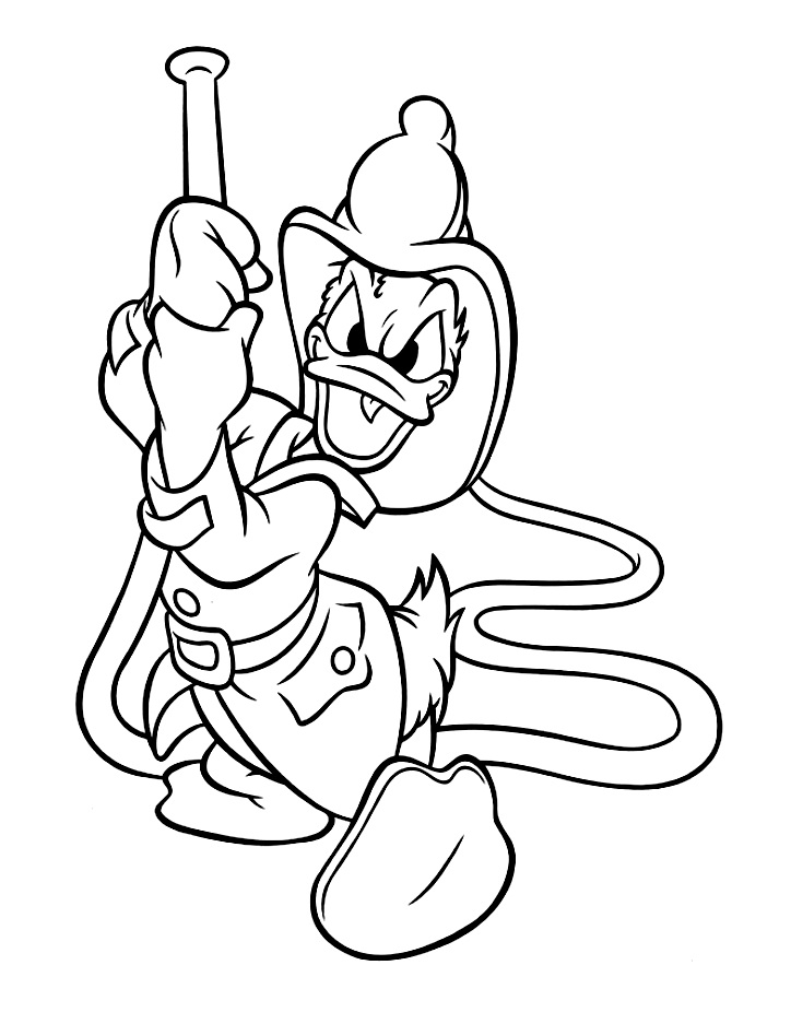 vịt donald lính cứu hỏa