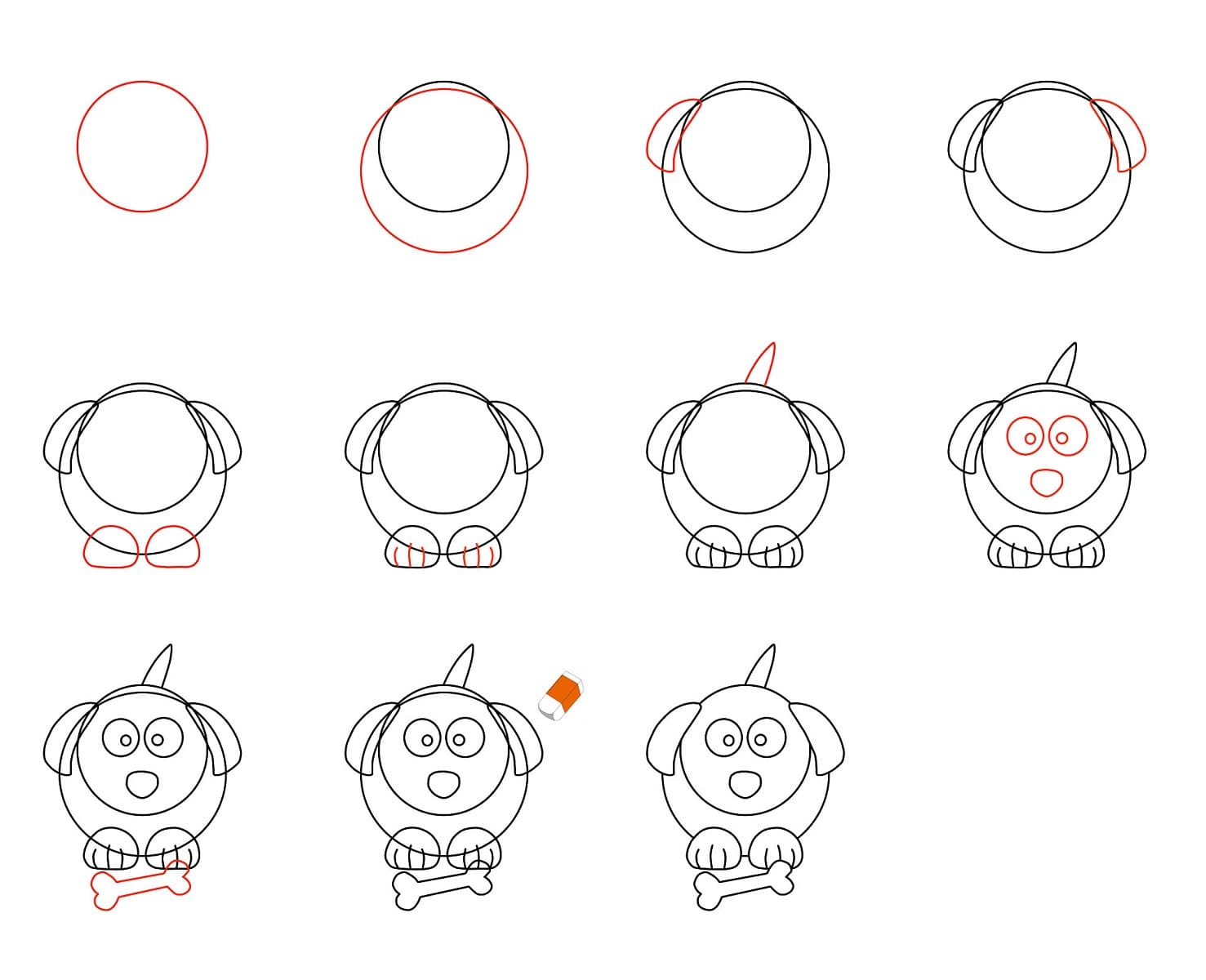 Vẽ Chú Chó và Khúc Xương