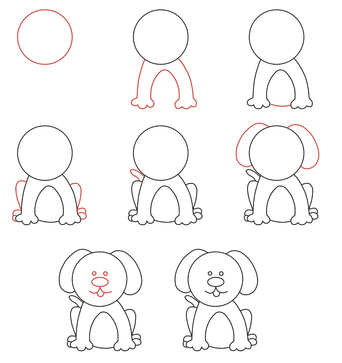 Vẽ Con Chó Đáng Yêu