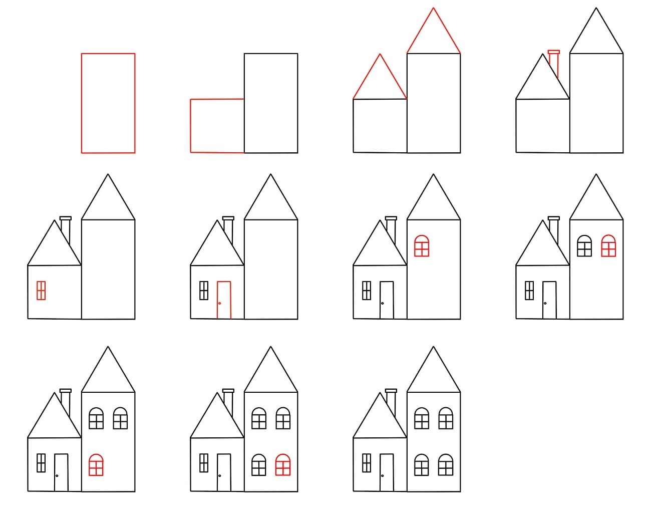 Vẽ Ngôi Nhà Đẹp và Đơn Giản