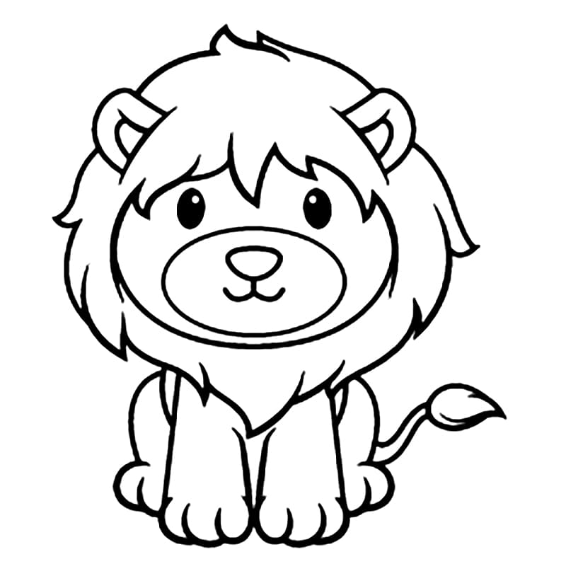 Con Sư Tử Dễ Thương