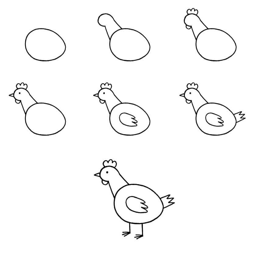 Vẽ Con Gà