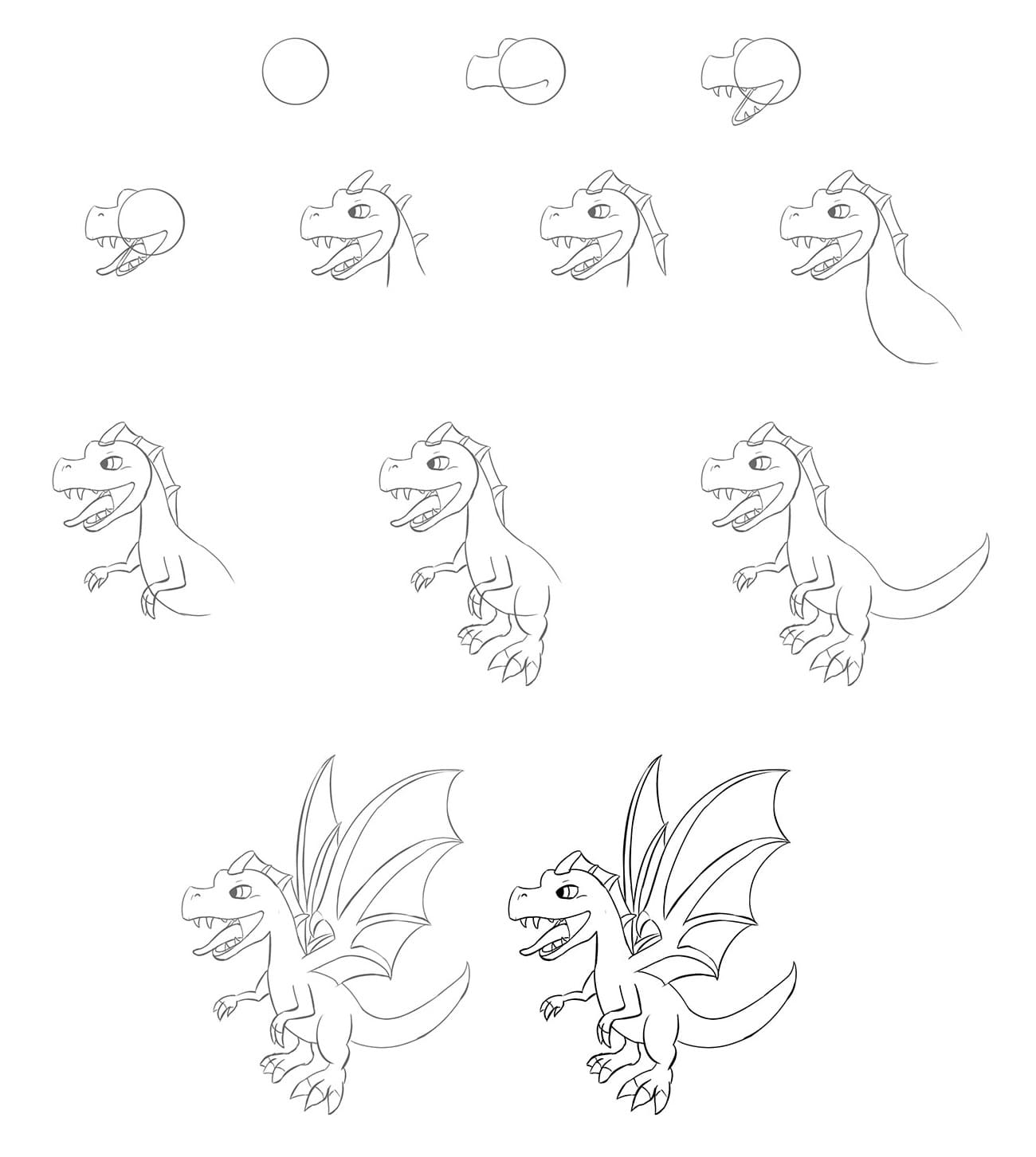 Vẽ Con Rồng Đáng Sợ