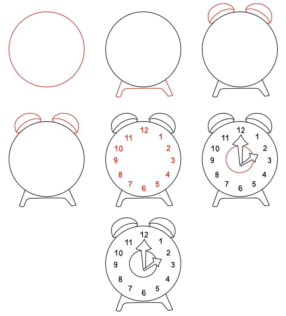 Vẽ Đồng Hồ Đơn Giản
