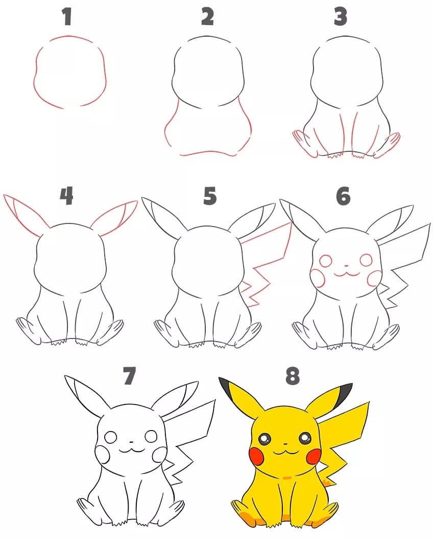 Vẽ Pikachu