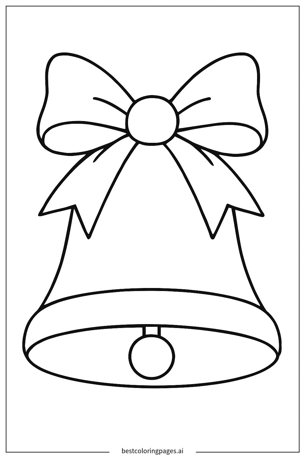 Bell with ribbon