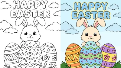 Trang Tô Màu Phục Sinh (1)