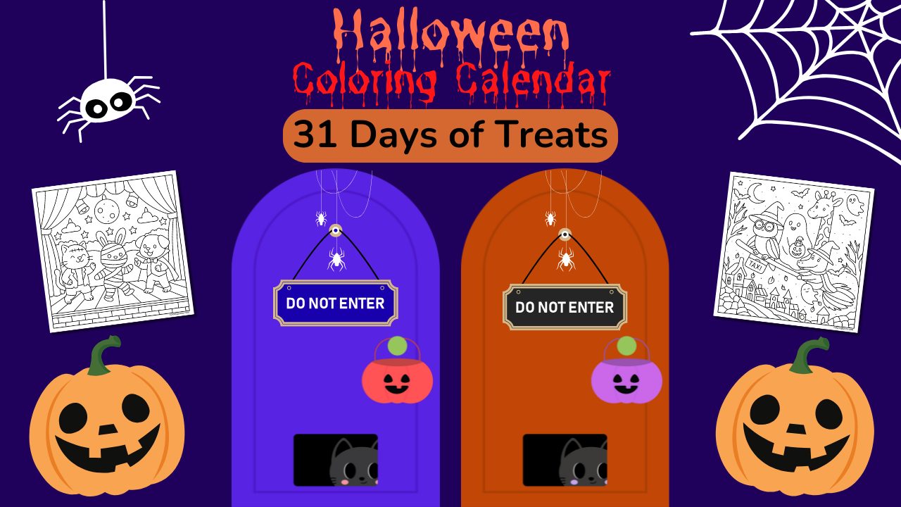 Lịch Tô Màu Halloween: Đếm Ngược Hàng Ngày 2025