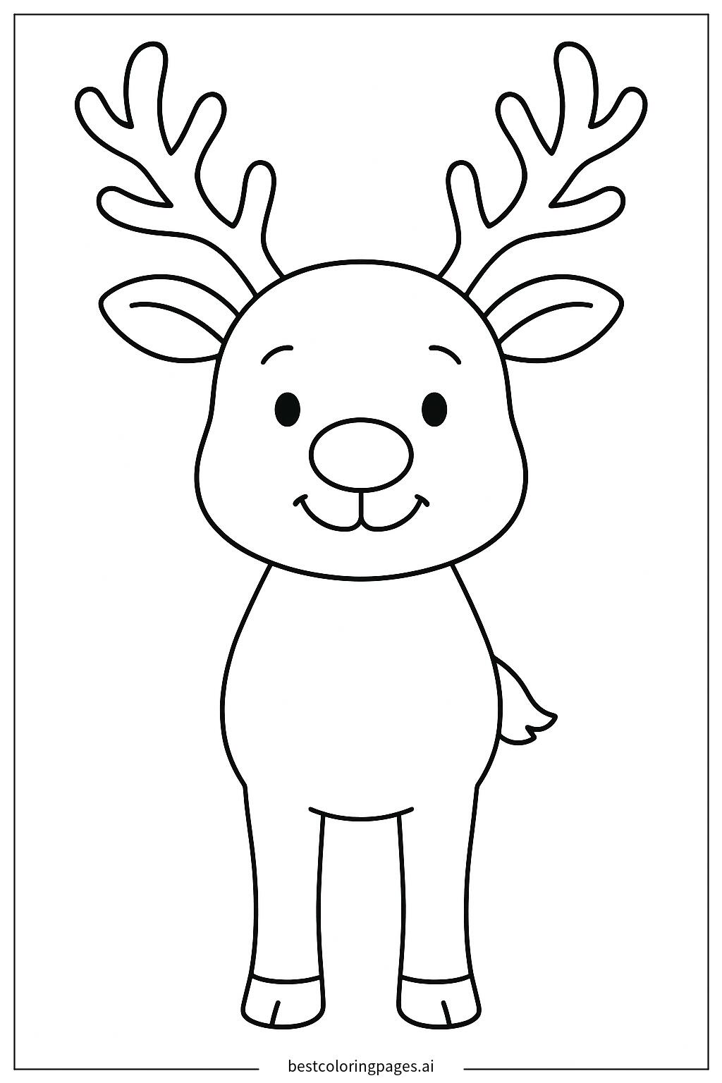Reindeer standing still