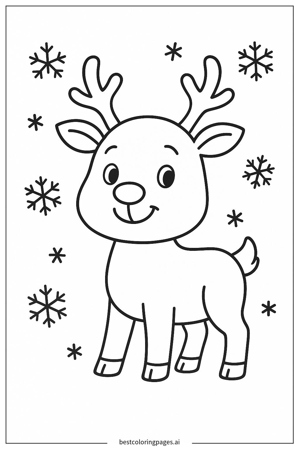 Reindeer standing