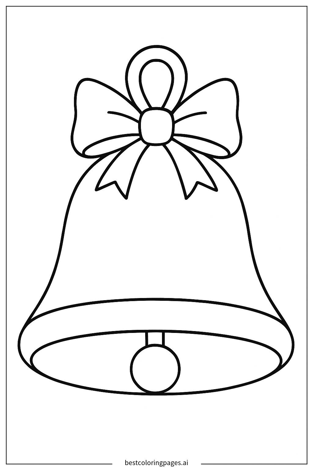Simple christmas bell