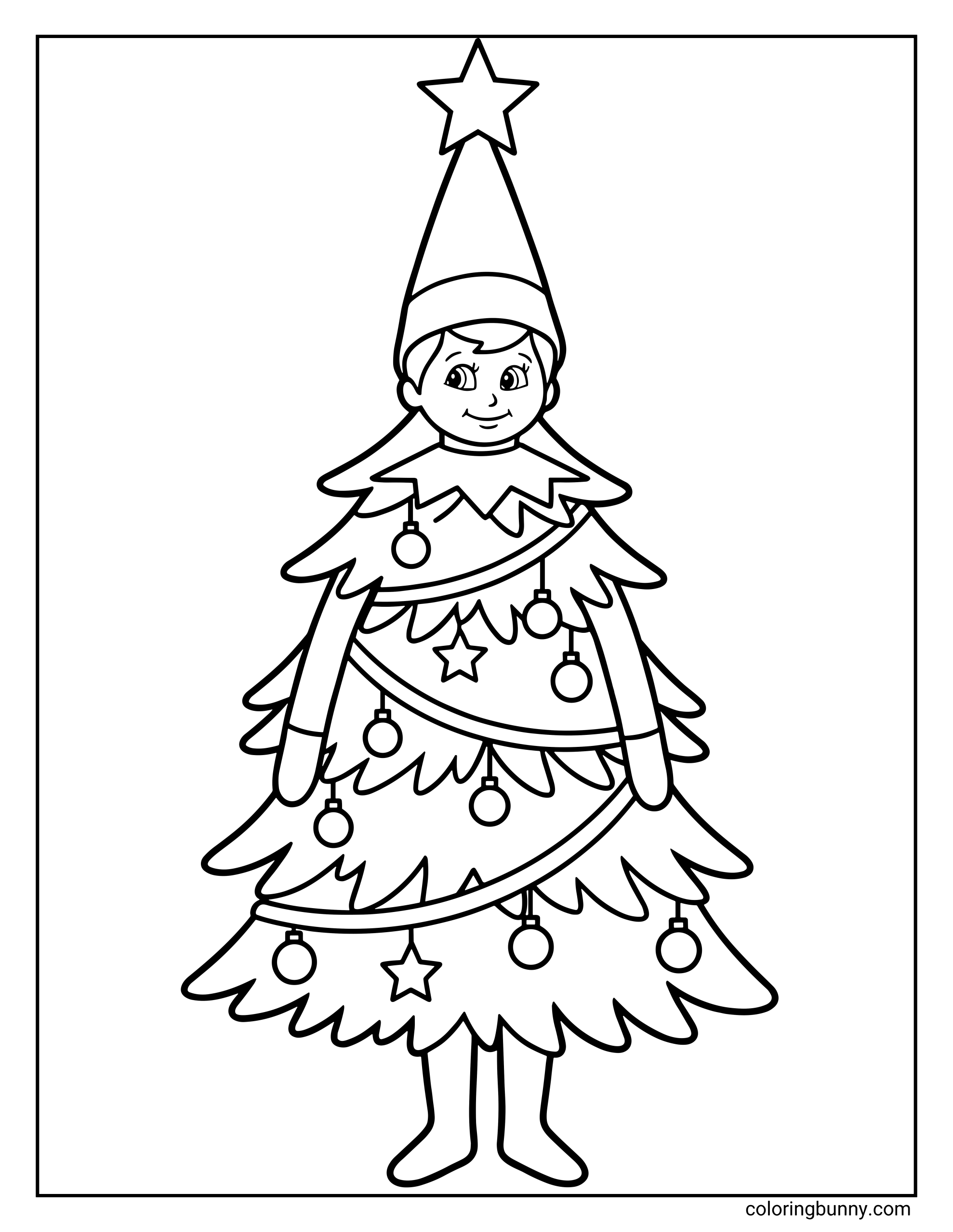 Trang Tô Màu Chú Lùn Trên Kệ Trang Phục Cây Thông Giáng Sinh