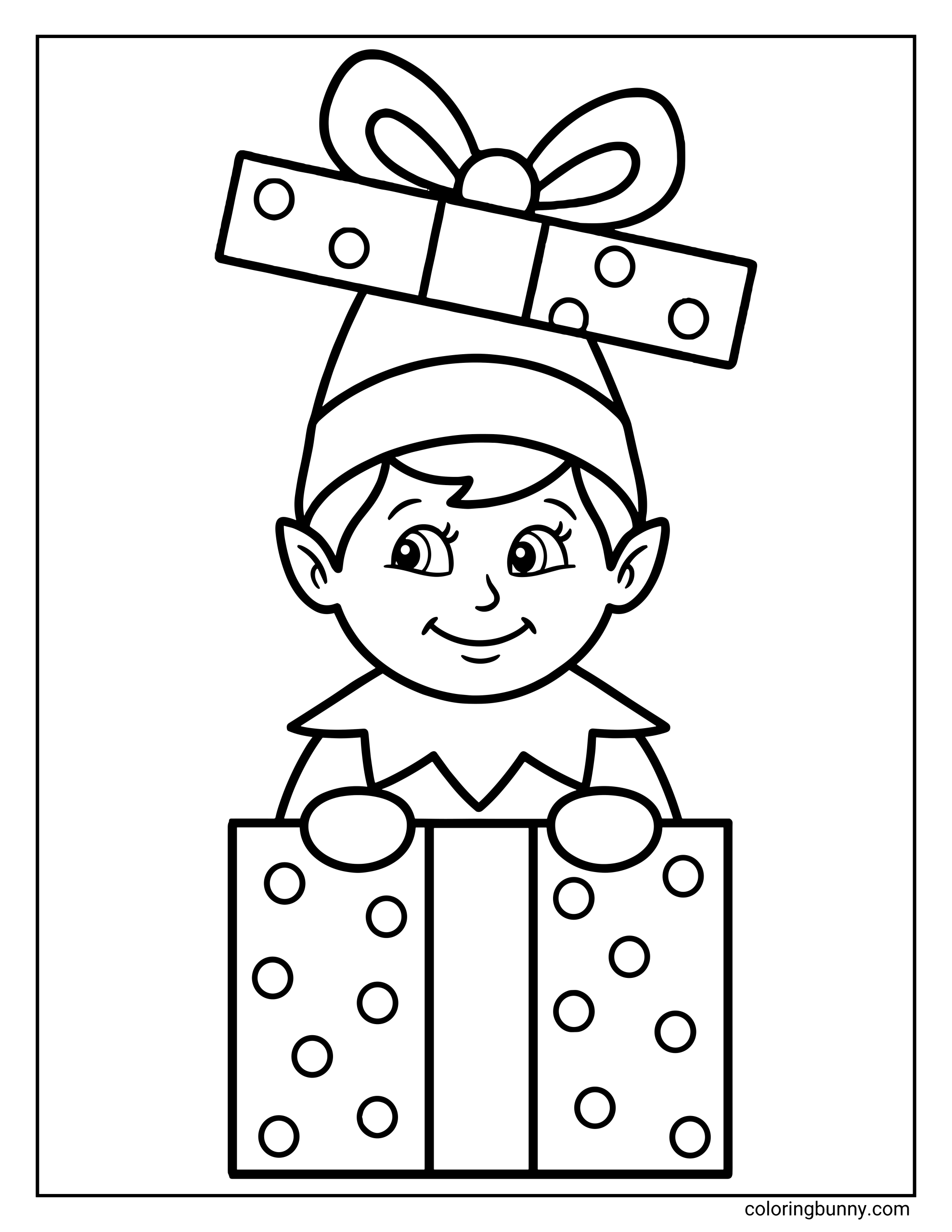 Trang Tô Màu Chú Lùn Trên Kệ Ẩn Trong Quà Giáng Sinh