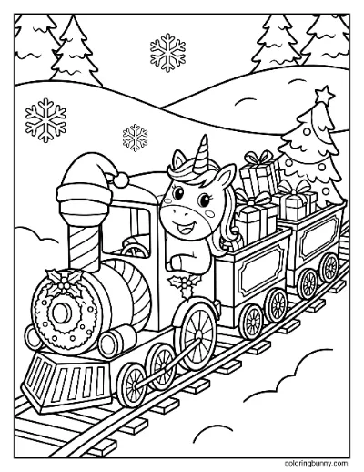 Kỳ Lân Lái Tàu Giáng Sinh