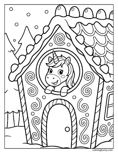 Kỳ Lân Nhà Bánh Gừng Giáng Sinh