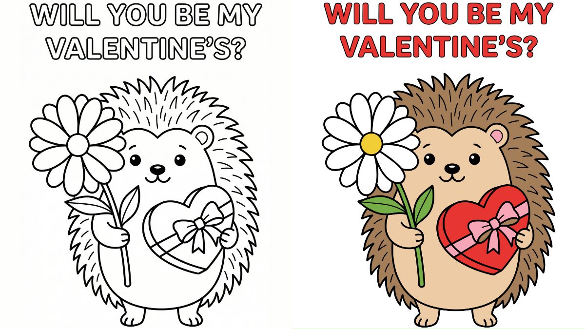 Trang Tô Màu Ngày Valentine