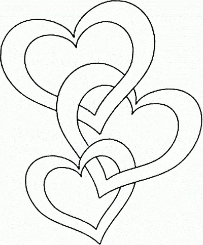 ba trái tim liền nhau