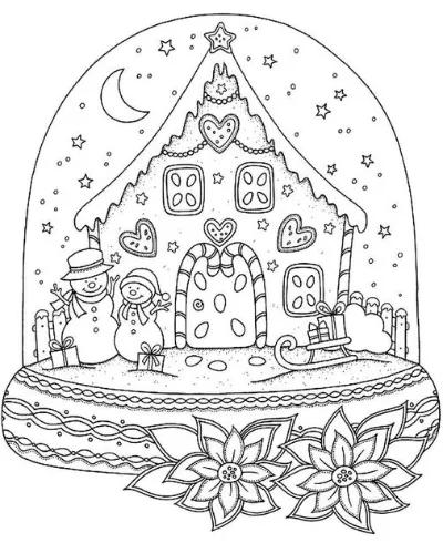 nhà giáng sinh trong quả cầu