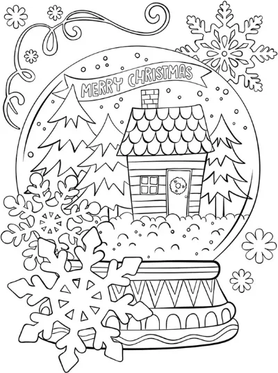 quả cầu tuyết giáng sinh