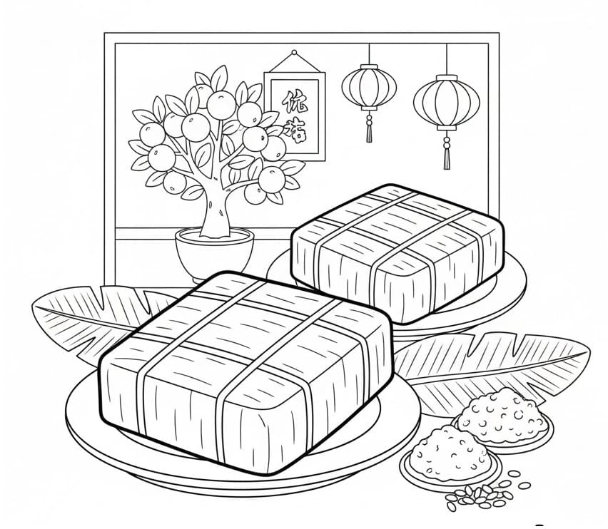 Bánh Chưng Ngày Tết Nguyên Đán