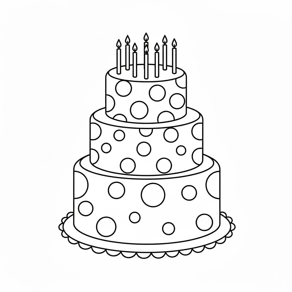 Cheese Birthday Cake