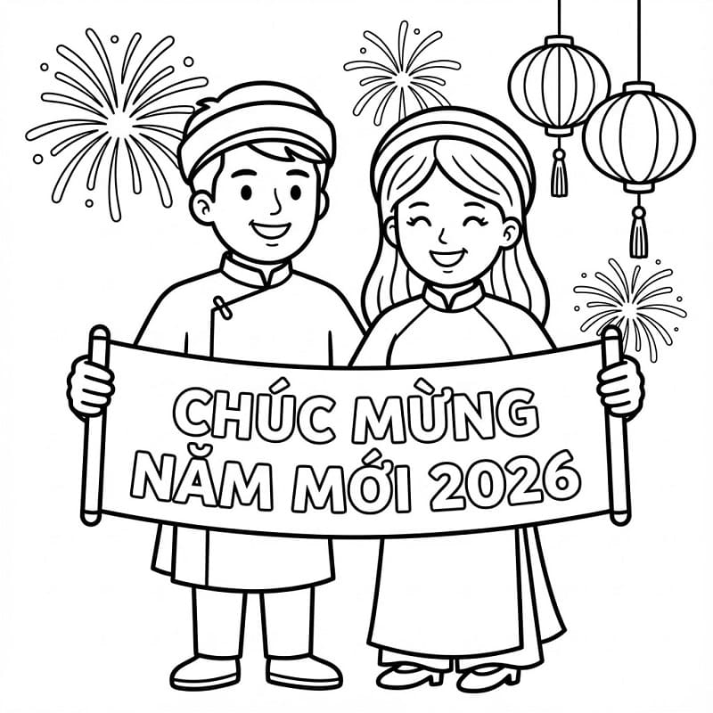 Cặp Đôi Chúc Mừng Năm Mới 2026
