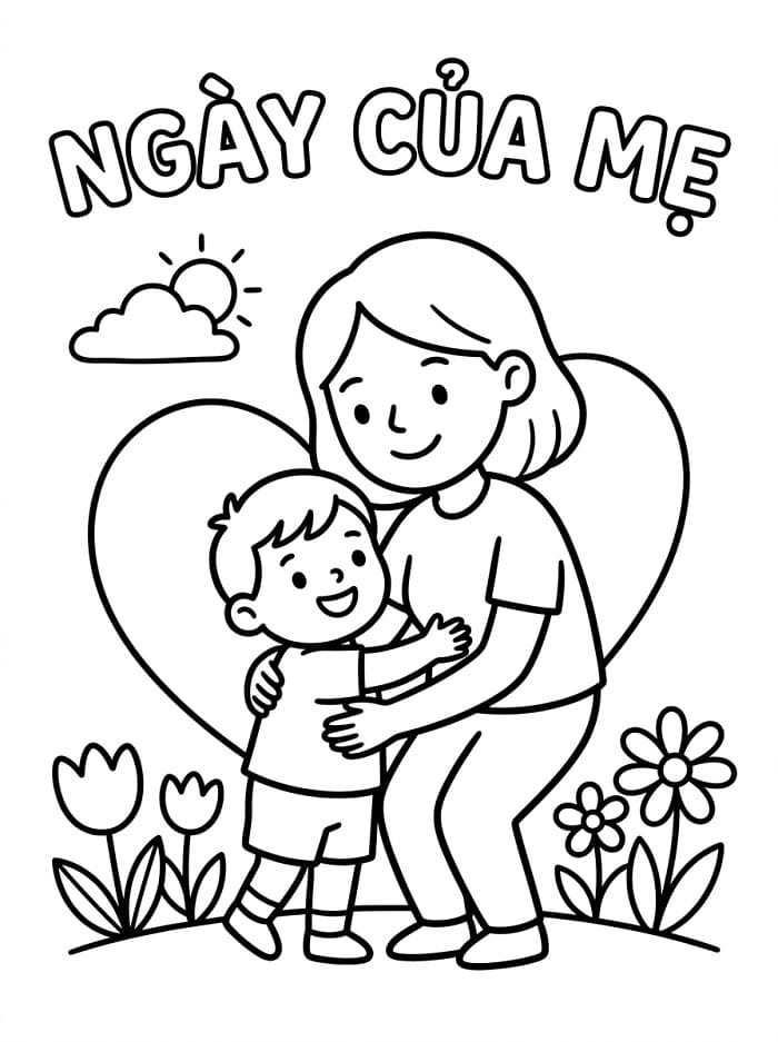 Boy Wishing Happy Mother's Day