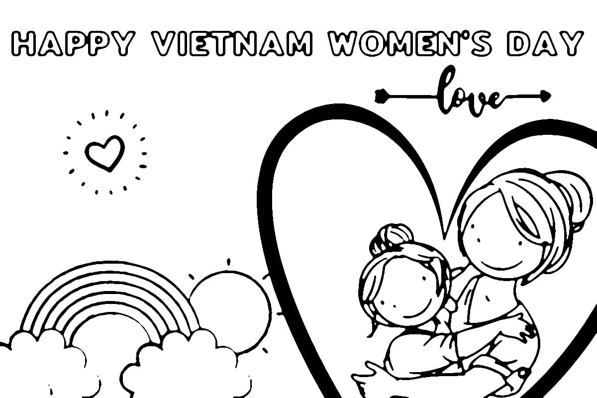 Tô Màu Ngày Phụ Nữ Việt Nam 20-10