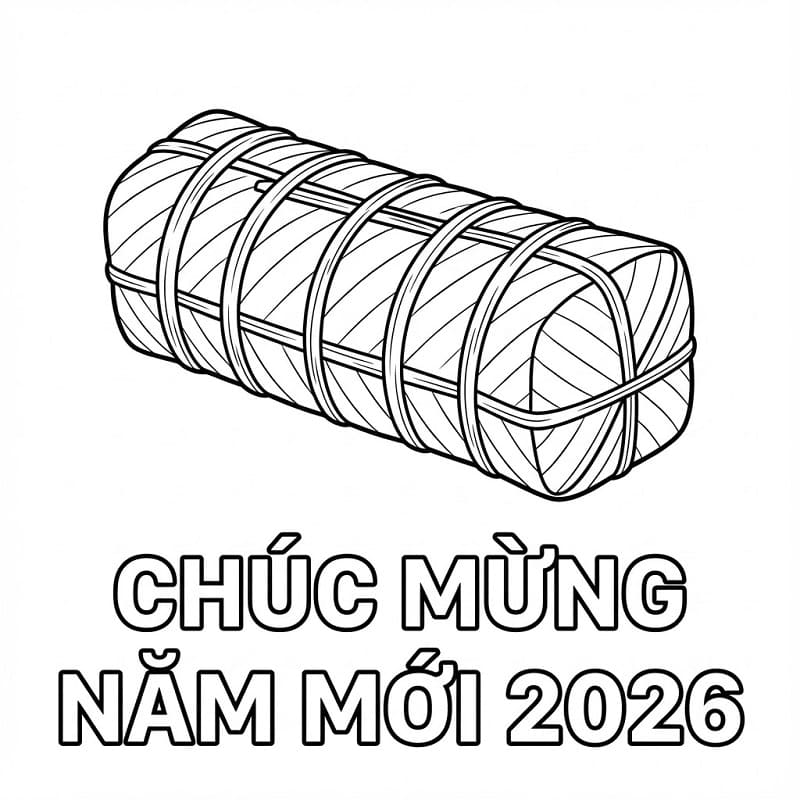 Chúc Mừng Năm Mới 2026 Với Bánh Tét
